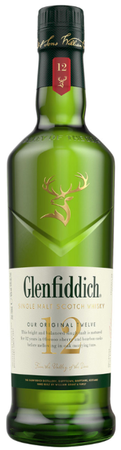 Glenfiddich 12 Års Malt whiskey