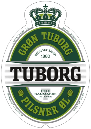 Grøn Tuborg 25L Fustage