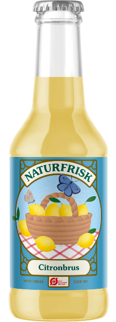 Naturfrisk Økologisk Sodavand Citronbrus