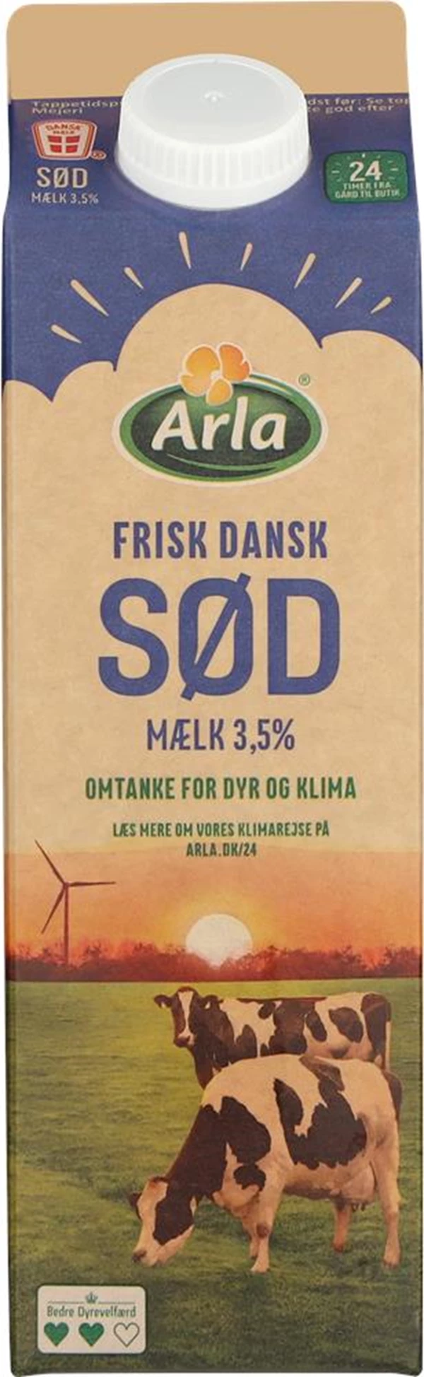 Sødmælk Arla 1 liter