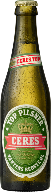 Ceres top glasflaske